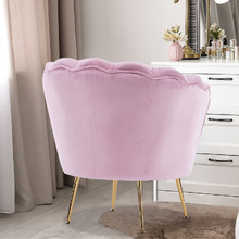 2 Piece Shanaya Velvet Armchair & Ottoman Set